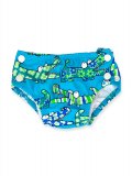 Costume per Bambini Swim Nappy Popolini - Croco Blu