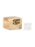 Cristallo di Rocca Stella Merkaba con Box in Legno
