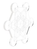 Cubo di Metatron in Plexiglass Trasparente - Table Deco