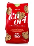 Cuori con Nocciole e Gocce di Cacao - Biscotti Bio