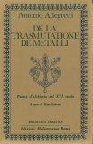 De la Trasmutatione de Metalli — Libro