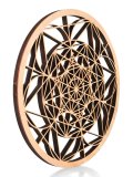 Decorazione Traforata in Legno - Sigillo Amore Giordano Bruno