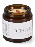 Dicembre - Candela Profumata in Cera di Soia