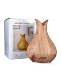 Diffusore a Ultrasuoni Effetto Legno per Oli Essenziali "Aroma Diffuser"