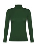 Dolcevita Girocollo in Tencel a Manica Lunga - Verde