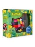 Elmer l'Elefante Variopinto con Peluche — Libro/Gioco