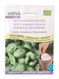 Semi di Erbe Aromatiche  - Basilico a Foglia Grande Bio - 5 Dischetti Preseminati