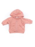 Felpa Bimba con Cappuccio - Rosa Scuro