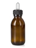 Flacone in Vetro Giallo + Contagocce - 100 cc