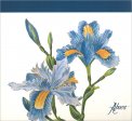 Flower Desk - Blocco di Carta - Iris Blu — Diari e Journaling