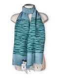 Foulard Cotone e Seta - Stampa Onde