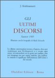 Gli Ultimi Discorsi: Saanen 1985  — Libro