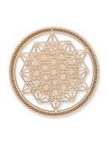 Griglia della Vita in Legno - Tetraedri su Fiore della Vita