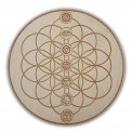 Griglia per Cristalli - Fiore della Vita + 7 Chakra