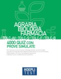 Hoepli Test Agraria Biologia Farmacia Tolc-Av Tolc-S Tolc-F Tolc-B 4000 Quiz Con Prove Simulate — Libro