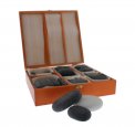 Hot Stone Massage - Set Deluxe con 68 Pietre Laviche