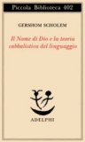 Il Nome di Dio e la Teoria Cabbalistica del Linguaggio — Libro