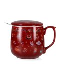 Infusiera in Ceramica con Coperchio e Filtro "Sorsi di Natale"