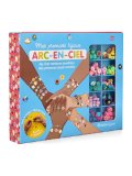 Kit Braccialetti con Perline Arcobaleno