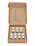 Kit di Oli Essenziali per i 7 Chakra - La Scimmia Yoga
