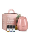 Kit Oli Essenziali in Diffusione - Diffusore Bloom e 3 Oli Essenziali Biologici