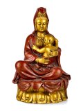 Statuetta Kuan Yin con Bambino