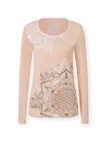 Maglia Pigiama a Maniche Lunghe "Sahara" - Apricot