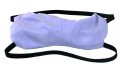 Maschera Relax Occhi con Shungite e Lino Bio in Pura Seta Shantung - Violetta