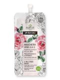 Maschera Viso 3 in 1 alla Rosa Damascena