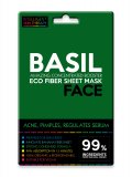 Maschera Viso in Tessuto al Basilico