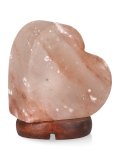 Mini Lampada di Sale Rosa dell' Himalaya con Presa USB - Cuore
