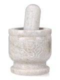 Mortaio in Marmo Bianco - OM