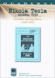 Nikola Tesla - Scritti VIII  — Libro