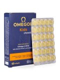 Omegor Kids - Integratore di Omega 3 DHA e Vitamina D3 ed E - Capsule Masticabili