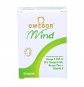 Omegor® Mind - Integratore di Omega-3 e 6, Bacopa, Vitamina C, Zinco e Vitamine del gruppo B