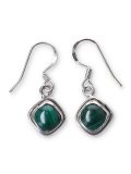 Orecchini Argento e Malachite