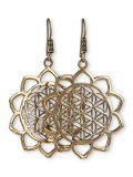 Orecchini Mandala e Cuori - Colore Oro