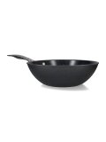 Padella Wok in Alluminio con Manico Serie Alba