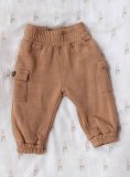 Pantaloncino Bimbo con Tasche - Camel