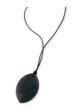 Pendente di Shungite Lucida - Foglia