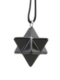 Pendente Merkaba in Shungite con Cordino