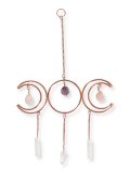 Pendente per Finestre Tripla Luna - Triangolo d'Oro - Selenite