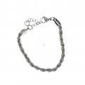 Bracciale in Acciaio Ritorto