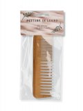 Pettine in Legno Denti Larghi e Stretti