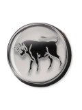 Piastra per Cellulare in Shungite Levigata - Segno Zodiacale in Gel