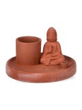 Piattino Portaincenso Multiuso Terracotta Buddha