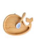 Piatto Balena in Bambù con Cucchiaio