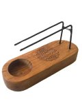 Piccolo Bruciatore per Palo Santo in Legno di Teak - Mandala Design