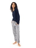 Pigiama Donna Fusa Sillver Stripes