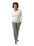 Pigiama Donna in Cotone Biologico "Fusa Blocks" Bruma